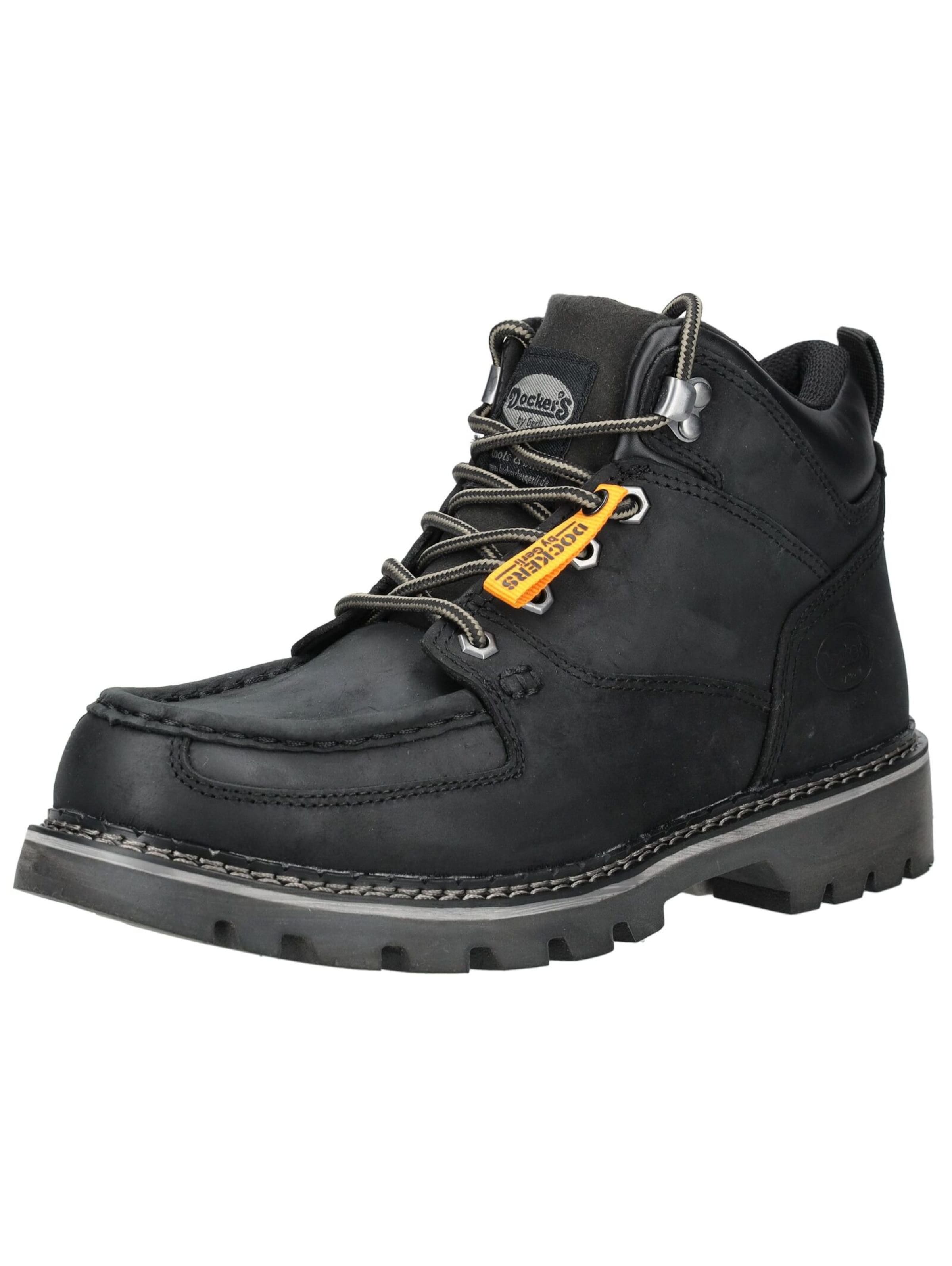 Dockers by Gerli - Botas com atacadores em preto: frente