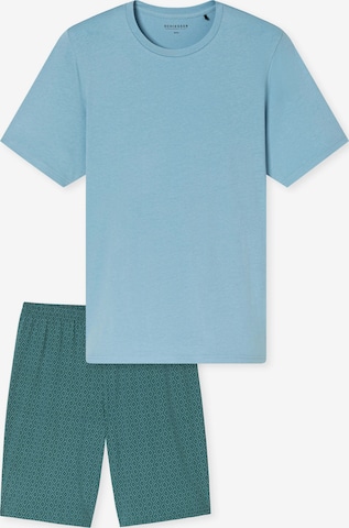 Pyjama long 'Casual Essentials' SCHIESSER en bleu : devant