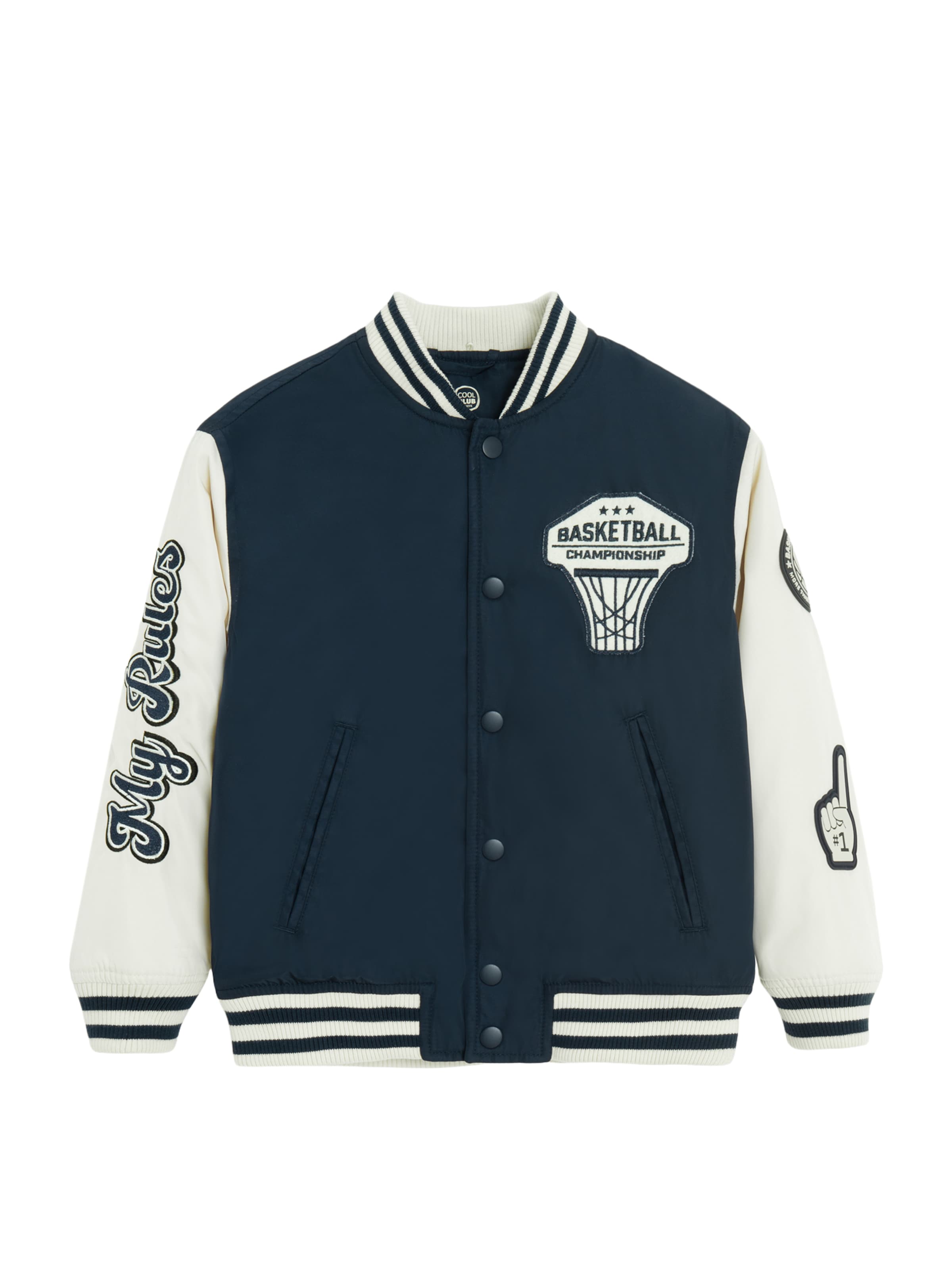 Cool Club Tussenjas in Blauw: voorkant