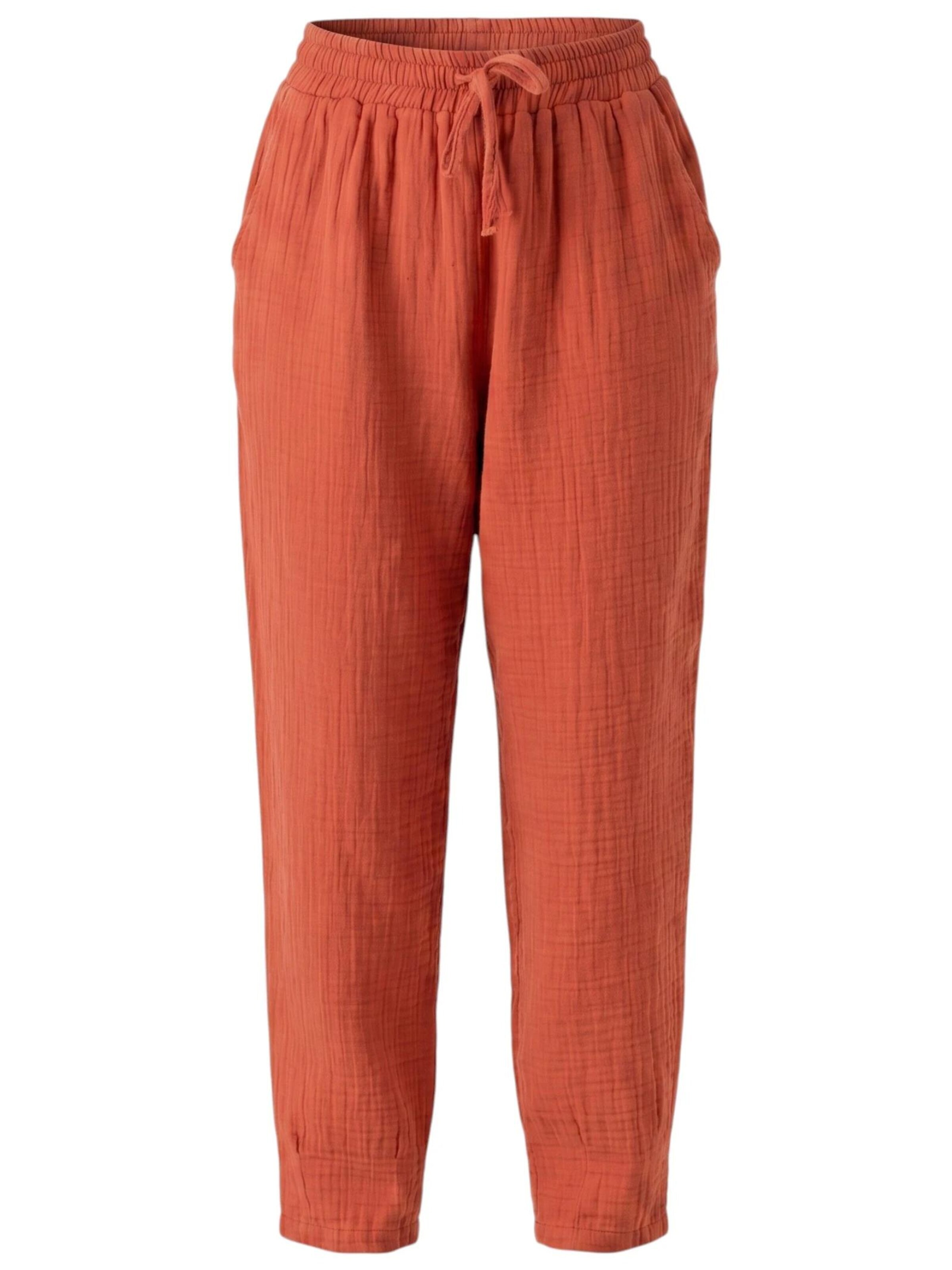 WENOR Broek 'TANORA' in Rood: voorkant