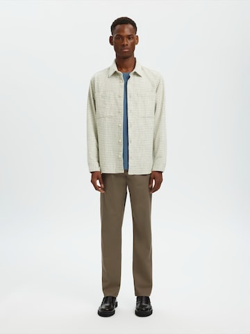 SELECTED Футболка 'SLHASPEN' в Синий