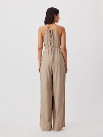 LeGer by Lena Gercke Jumpsuit 'Cleo' in Beige