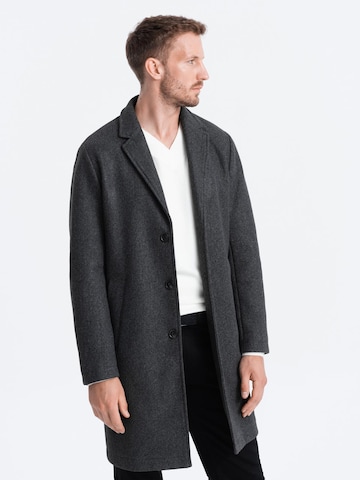 Ombre Between-Seasons Coat in Grey