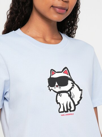 T-shirt Karl Lagerfeld en bleu