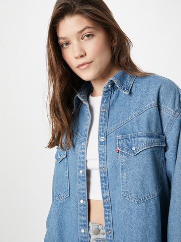 LEVI'S ® Bluse 'Dorsey XL Western' in Blau