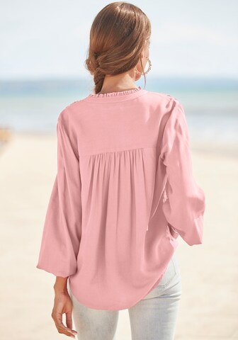 LASCANA Blouse in Pink