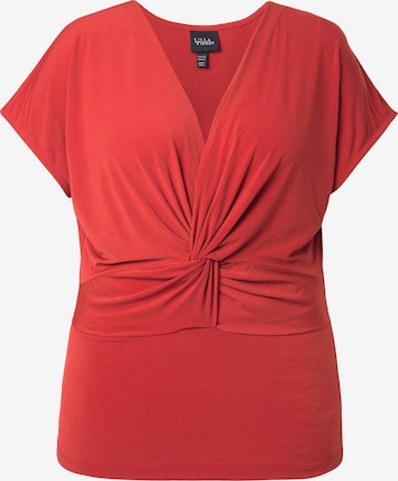 Ulla Popken T-Shirt in Rot: Vorderseite