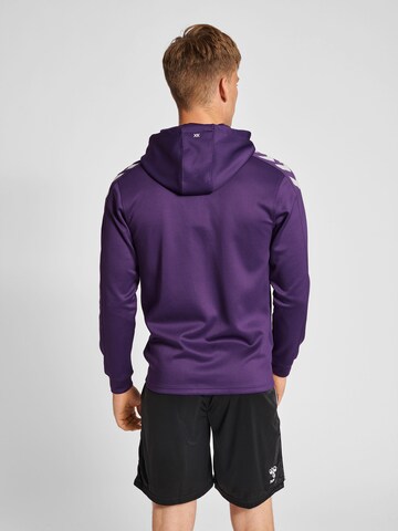 Hummel Sports sweat jacket 'Core XK' in Purple