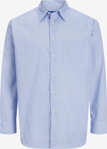 JACK & JONES Button Up Shirt 'Bill' in Blue: front
