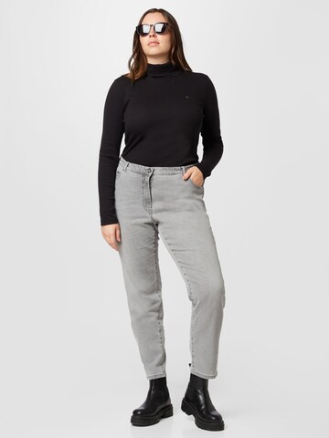 SAMOON Slimfit Jeans 'Sandy' i grå