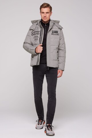 CAMP DAVID Winterjacke in Grau