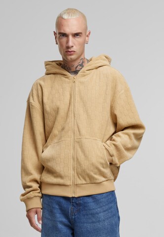 Urban Classics Кофта на молнии в Бежевый
