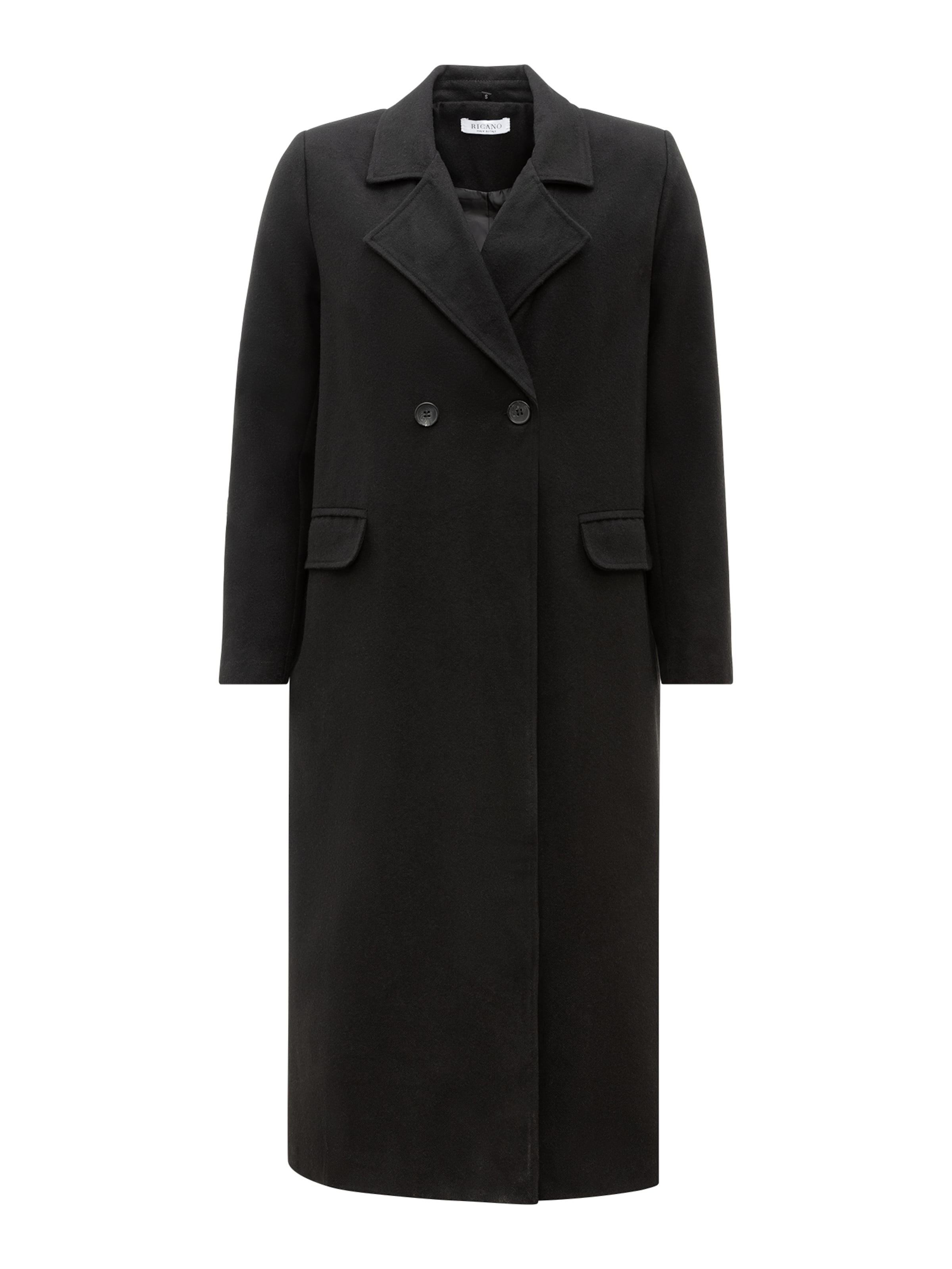 Manteau mi-saison 'Alberta' RICANO en noir : devant