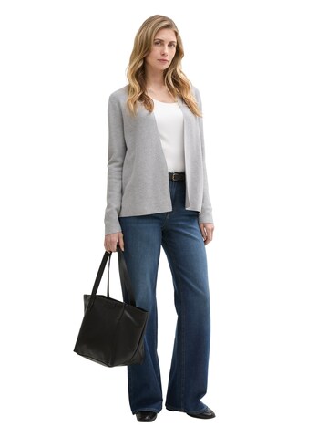 TOM TAILOR Knit Cardigan in Grey