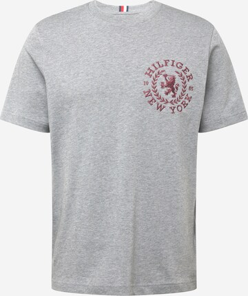 TOMMY HILFIGER Shirt 'ICON CREST' in Grey: front