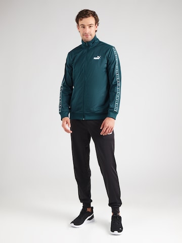 PUMA Strój treningowy w kolorze zielony: przód