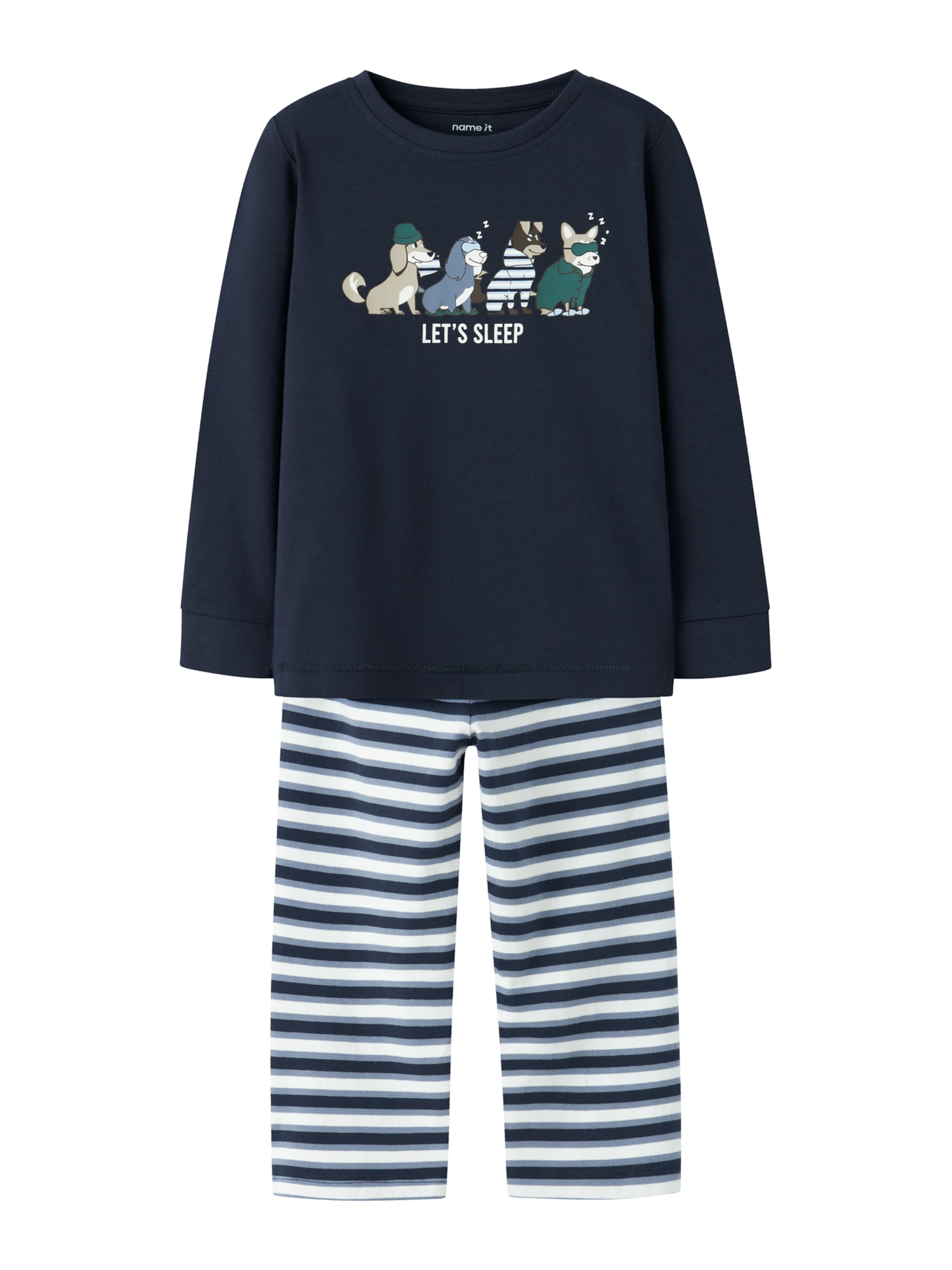 NAME IT Πιτζάμα 'NMMRAMEL' σε μπλε: μπροστά