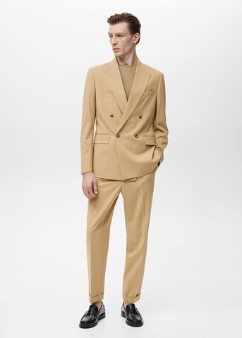 MANGO MAN Regular Fit Sakko 'Boston' in Beige