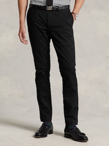 Polo Ralph Lauren Slim fit Chino Pants 'SLFHDNP-FLAT-PANT' in Black: front