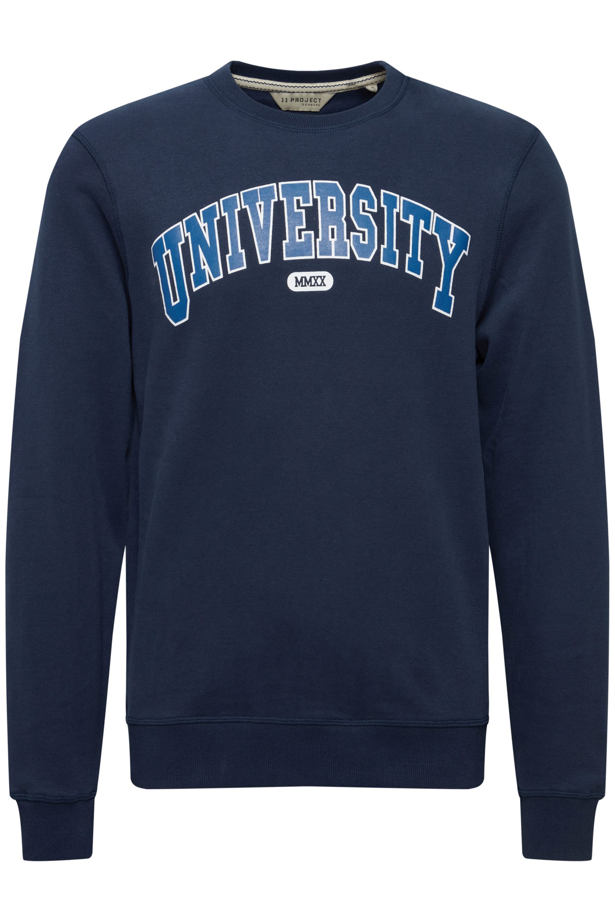 Felpa 'Davin' di 11 Project in blu: frontale