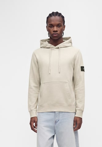 Calvin Klein Jeans Sweatshirt in Beige: Vorderseite