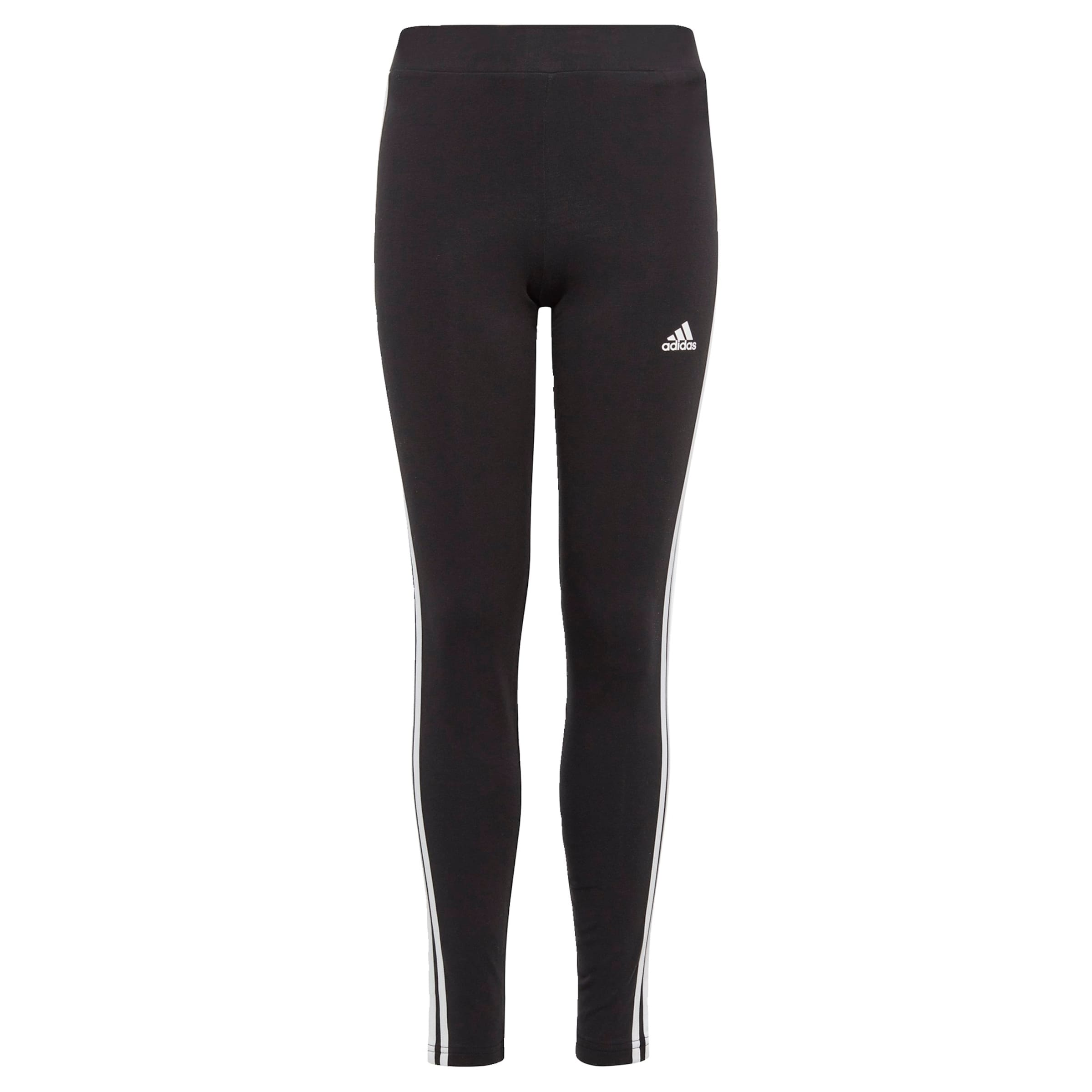 ADIDAS SPORTSWEAR Skinny Sportbyxa 'Essentials' i svart: framsida