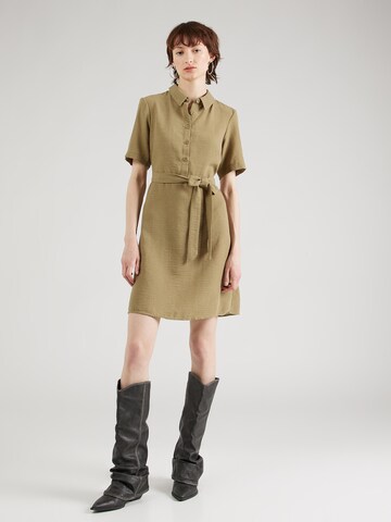PIECES Shirt Dress 'MADDIE' in Green: front