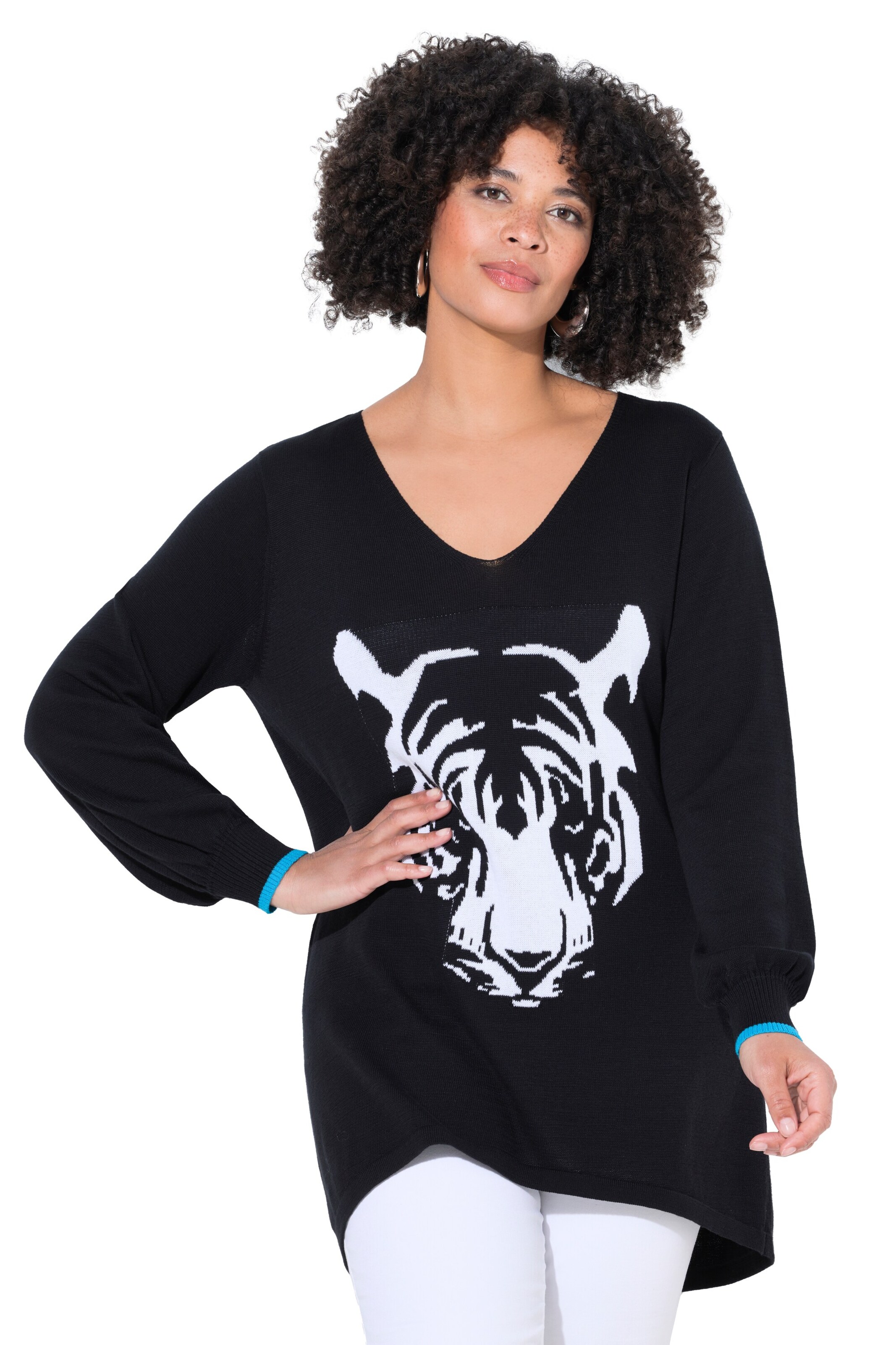 Angel of Style Pullover in Schwarz: Vorderseite