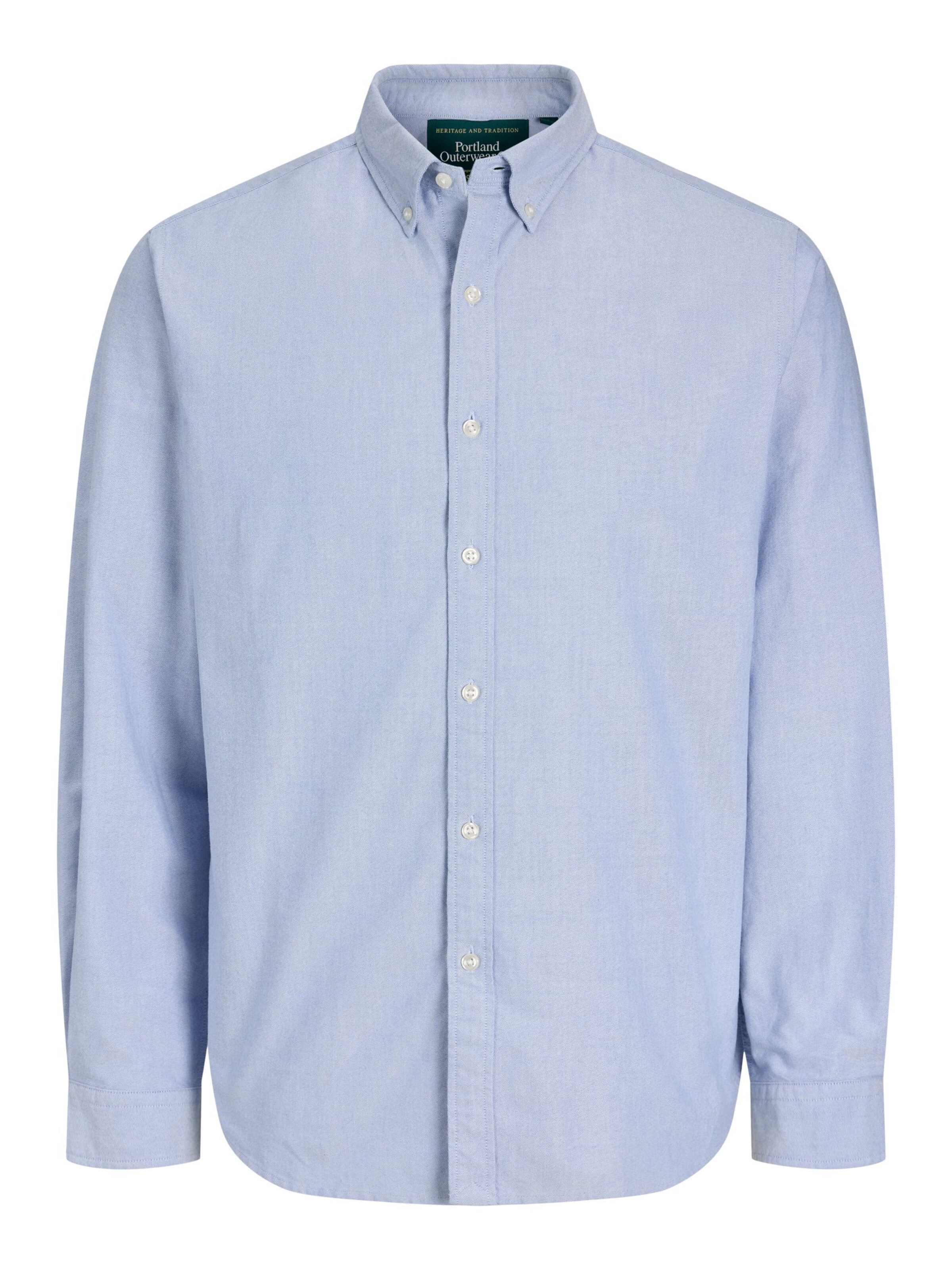 Portland Outerwear Company - Ajuste regular Camisa de negocios en azul: frente