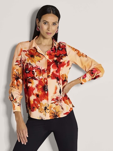 MADELEINE Blouse in Oranje: voorkant