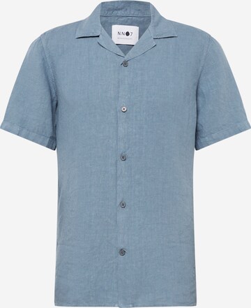 NN07 Button Up Shirt 'Miyagi' in Blue: front