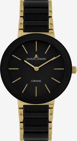 Jacques Lemans Analog Watch in Black: front