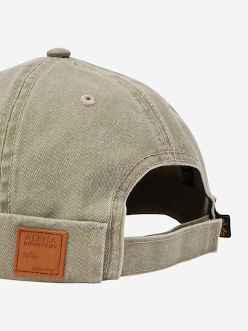 ALPHA INDUSTRIES - Gorra 'Docker' en verde