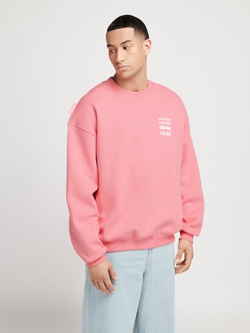 Casa Mara Sweatshirt in Roze: zijkant