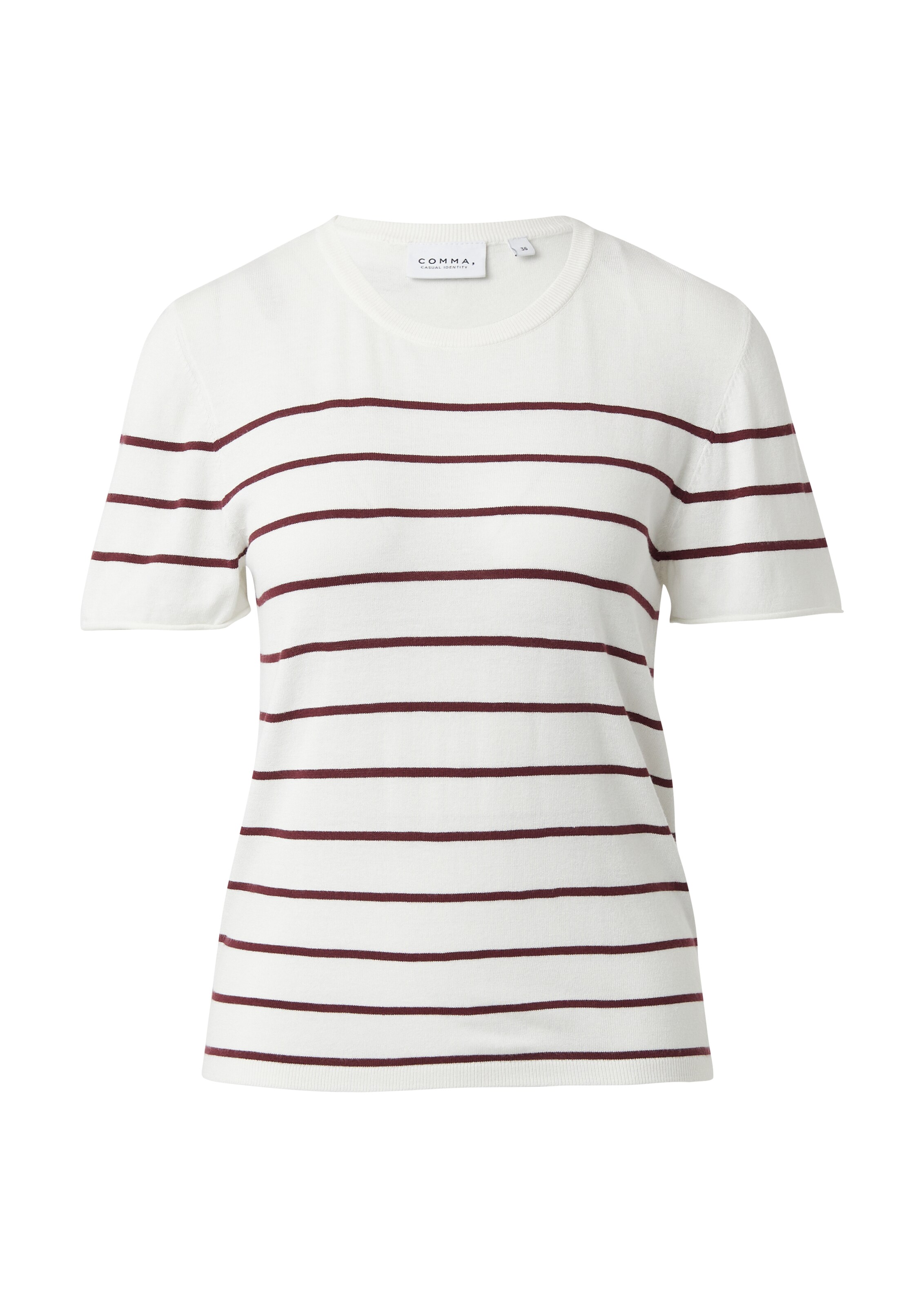 comma casual identity Sweater in White: front