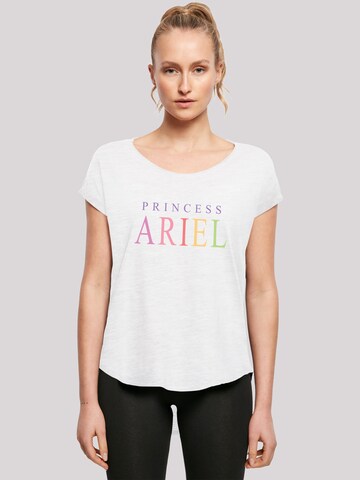 F4NT4STIC Shirt 'Disney The Little Mermaid Ariel' in White: front