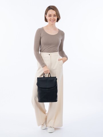 Zaino 'Tours Rue 09' di Emily & Noah in nero: frontale