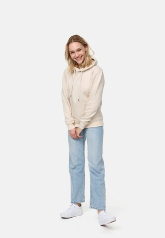 smiler. Kapuzenpullover buddy. in Beige: Vorderseite
