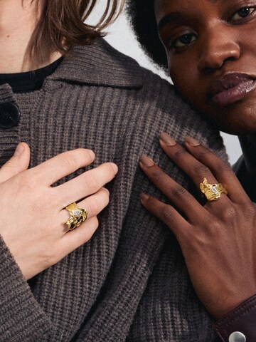 Pilgrim Ring 'Gia' in Goud: voorkant