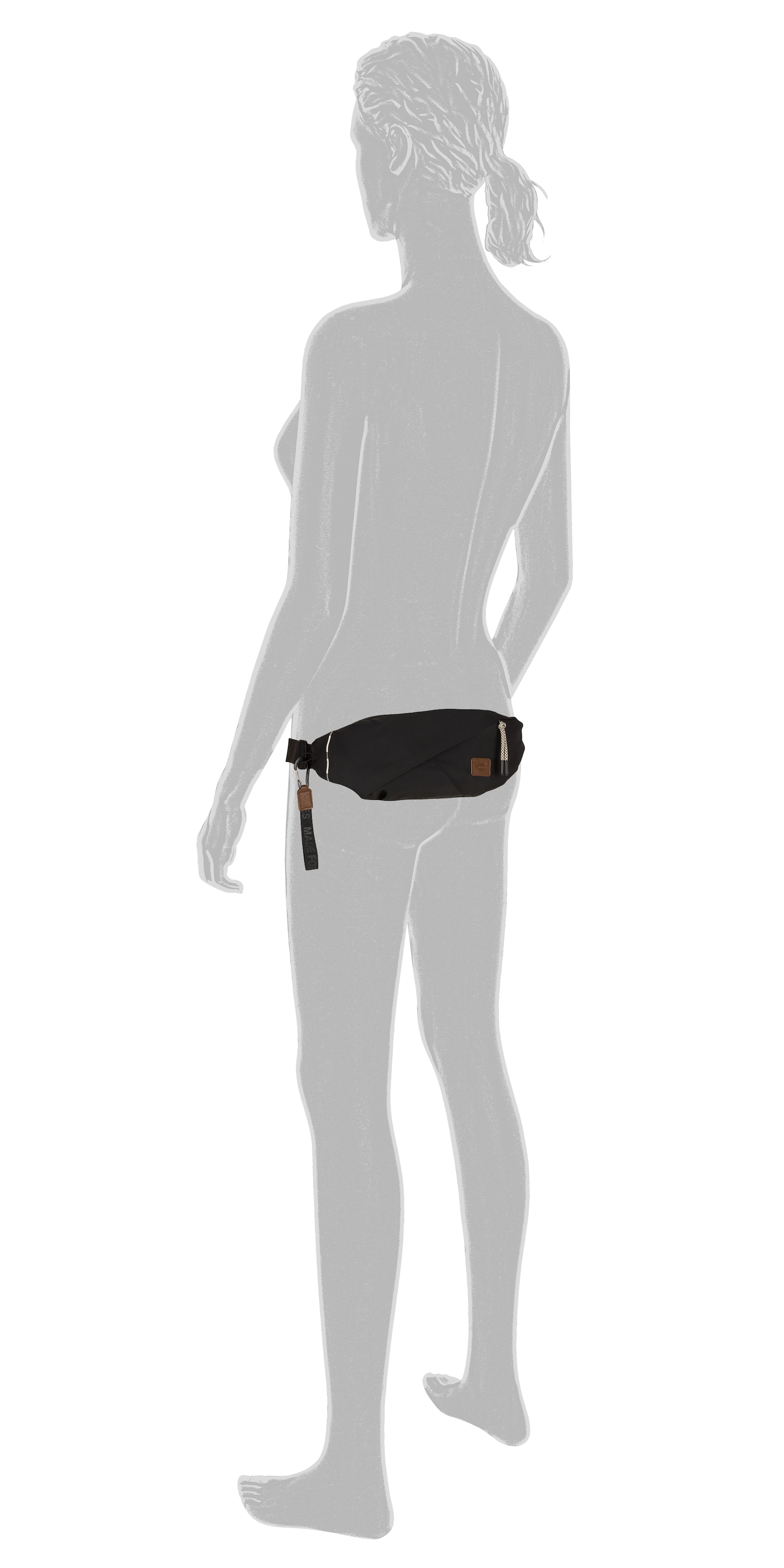 Marsupio di CAMEL ACTIVE in nero: frontale