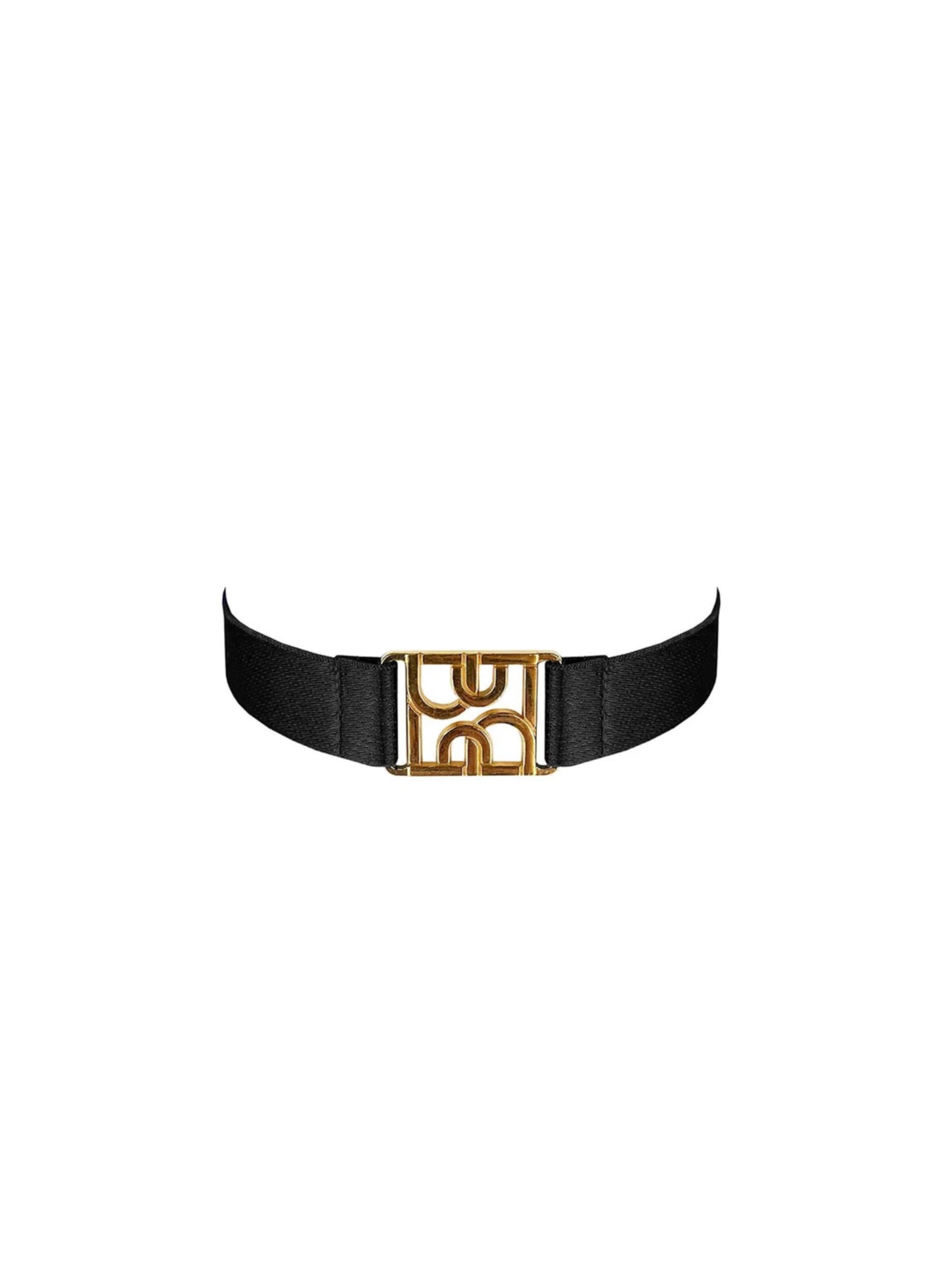 Bordelle Collar 'Nara Strap' in Black: front