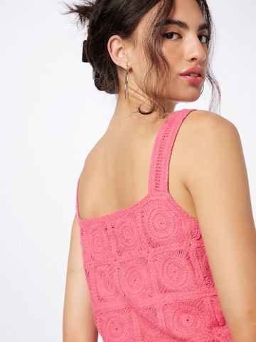 River Island Knitted Top in Pink