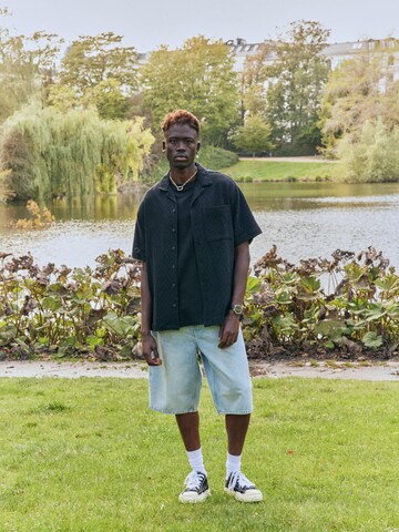 !Solid Comfort fit Overhemd ' SDTeagan ' in Zwart