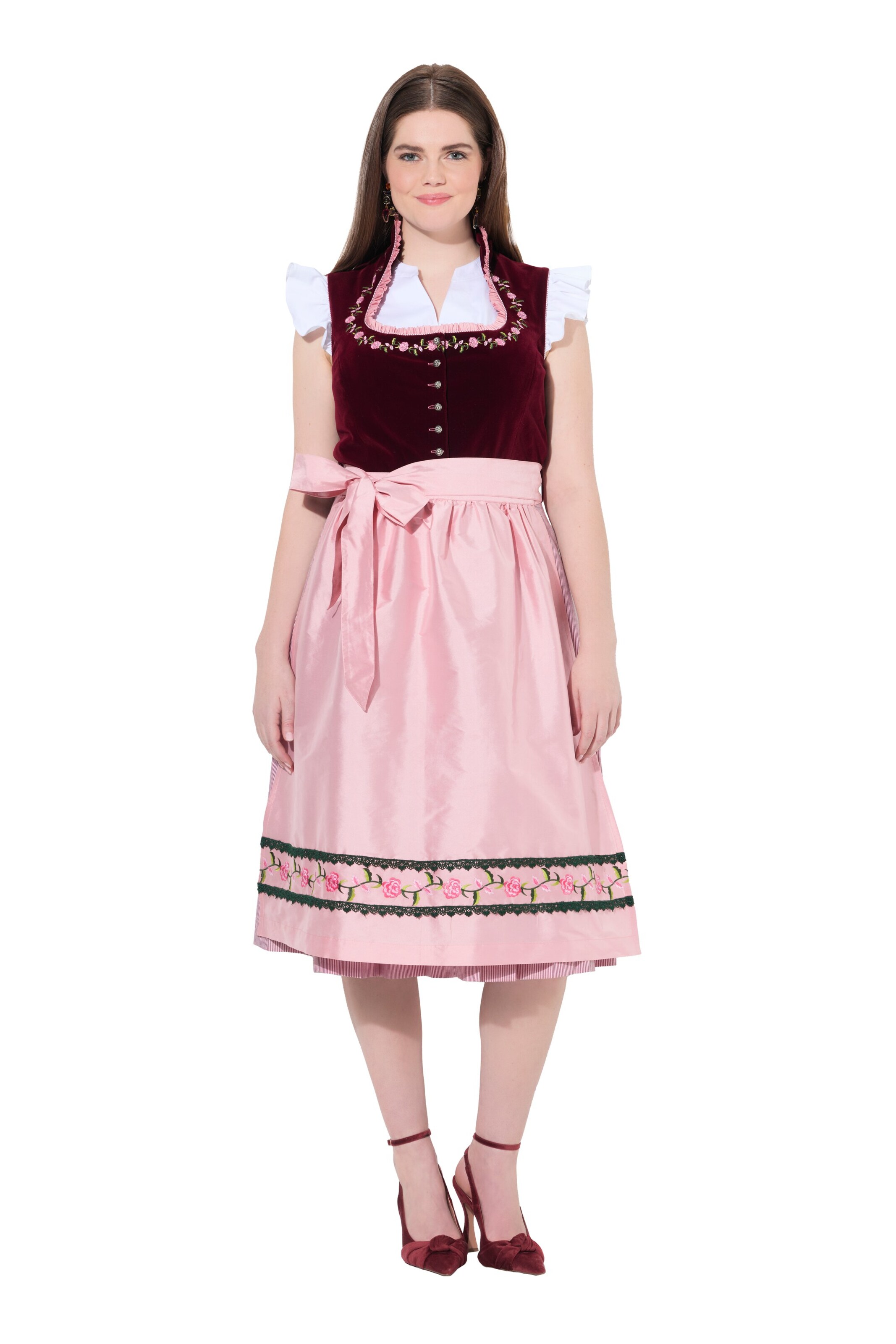 Ulla Popken Dirndl in Rood