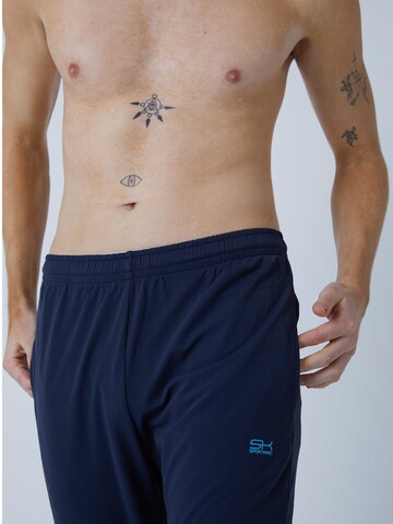 Coupe slim Pantalon de sport 'Slim Training Pants' SPORTKIND en bleu