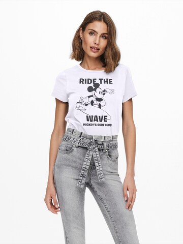 ONLY Paita 'ONLMICKEY' värissä valkoinen: etupuoli