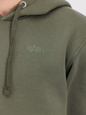 Felpa 'Air Force' di ALPHA INDUSTRIES in verde