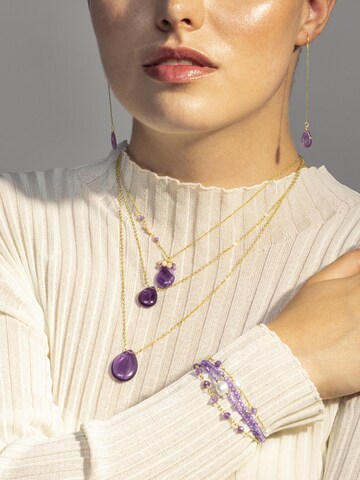 Luxenter Bracelet 'Ekhao' in Purple