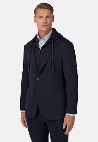 Boggi Milano Regular fit Colbert 'Madison' in Blauw: voorkant