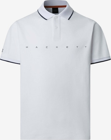Maglietta 'Essential' di Hackett London in bianco: frontale